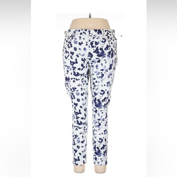 NEW! Jen7 by 7 For All Mankind Ankle Skinny Jeans - Abstract Print - Picture 8 of 8